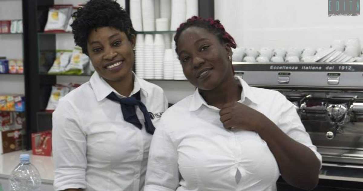 Nel rione pi� "nero" di Bari, un locale gestito solo da donne di colore: � il "Black bar"